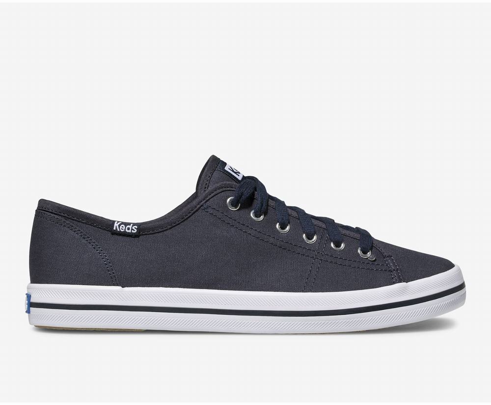 Women's Keds Washable Kickstart Sneakers Navy 6987130EY - South Africa